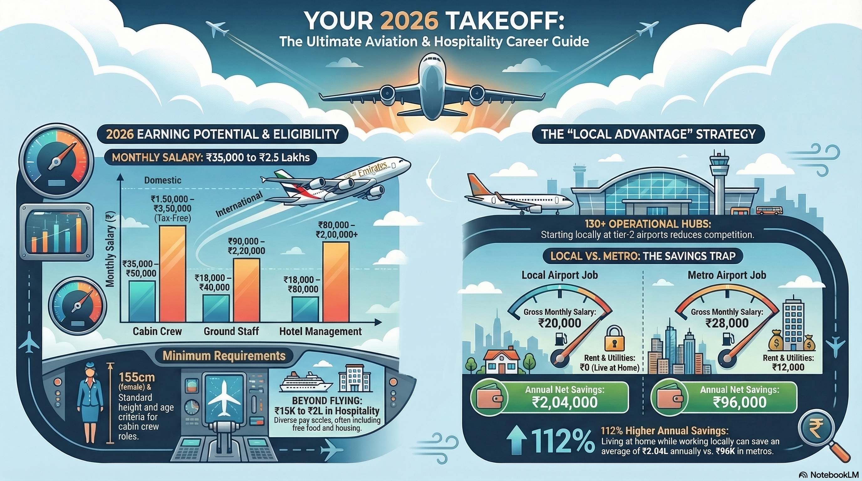 Airport Jobs Near Me for Freshers 2026: How to Find Local Aviation Opportunities - Ground Staff career guide from Wings Institute Vadodara Gujarat